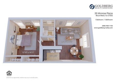 55 Monroe Place 1-2 Beds Apartment for Rent - Photo Gallery 17